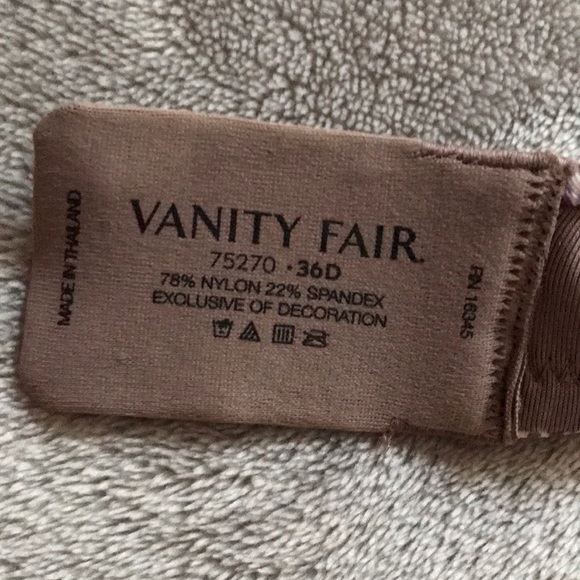 Purple Snake Skin Pattern Vanity Fair Bra 36D - Picture 4 of 4